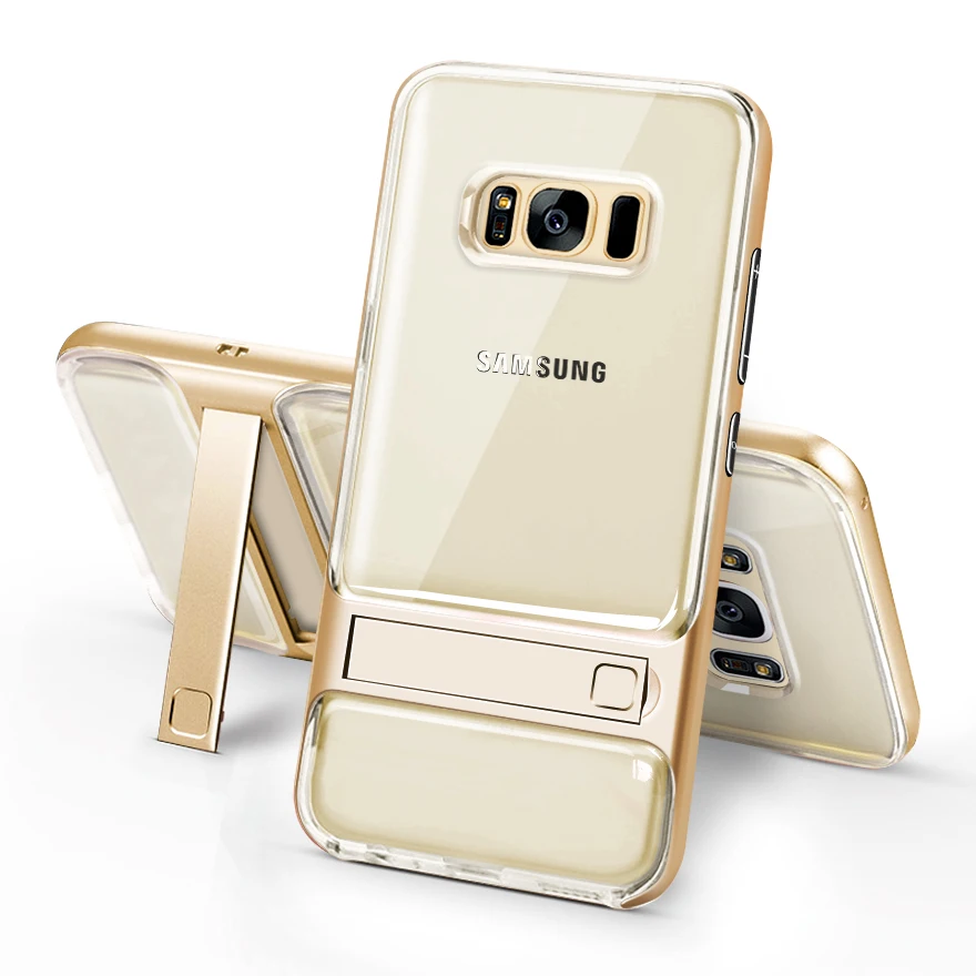 ITEUU PC ТПУ чехол с подставкой для Samsung Galaxy S8 Plus чехлы мягкий ударопрочный S8Plus|case for