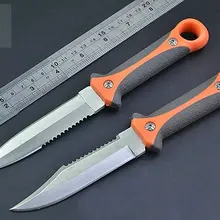 VOLTRON острый охотничий нож с фиксированным лезвием серый титановый походный тактический нож для выживания для дайвинга десантников с ползубами Карманный