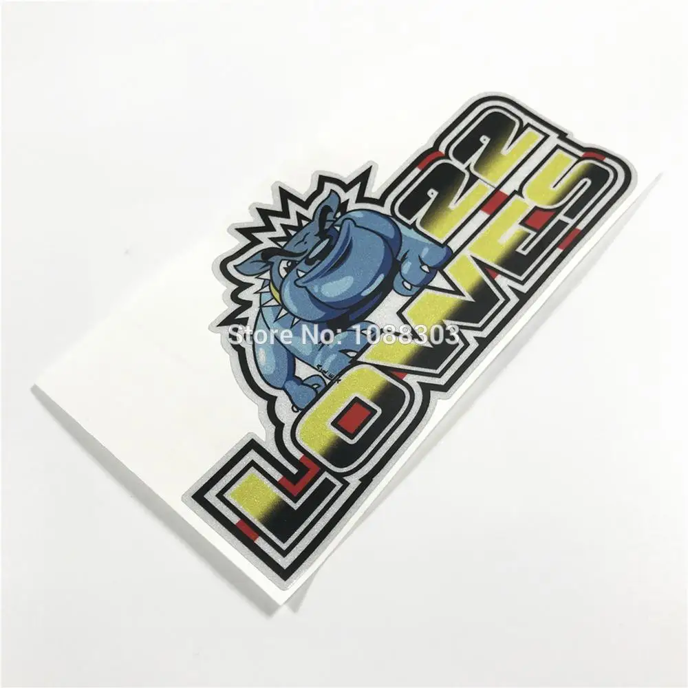 

MOTO GP Motorcycle Bike Helmet Car Styling Sticker Decals for SBK Alex Lowers 22 Bulldog