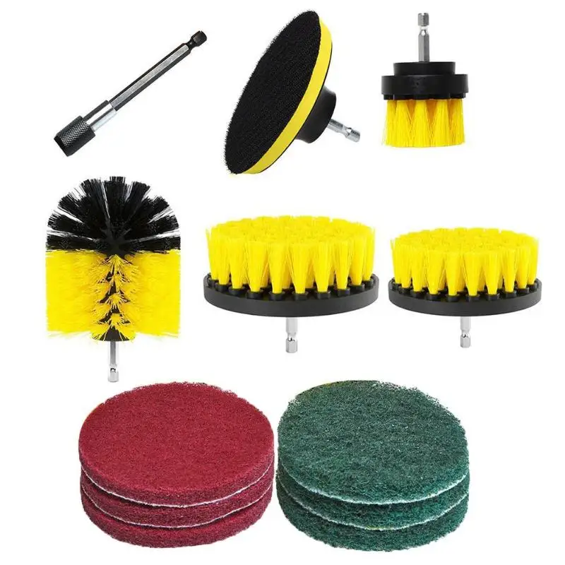 

12pcs Electric Drill Brush Scrub Pads Grout Power Drills Scrubber Cleaner