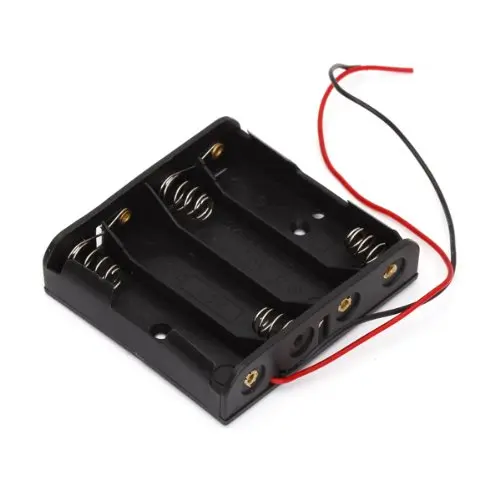 

5x Battery Cases for 4 AA Batteries 6V