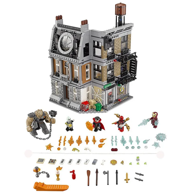 

1125pcs Avengers Infinity War Sanctum Sanctorum Showdown education Building Block DIY Toys For Children Christmas gift