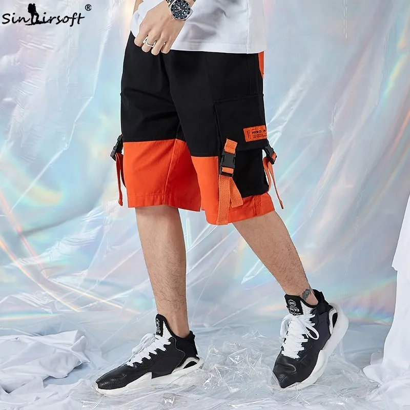 Tooling Shorts Summer Men 2019 Casual Cotton Wide Leg Shorts Trend Stitching Shorts New Hot Sale Loose Large Size Men's Clothing Tooling Shorts Summer Men 2019 Casual Cotton Wide Leg Shorts Trend Stitching Shorts New Hot Sale Loose Large Size Men's Clothing
