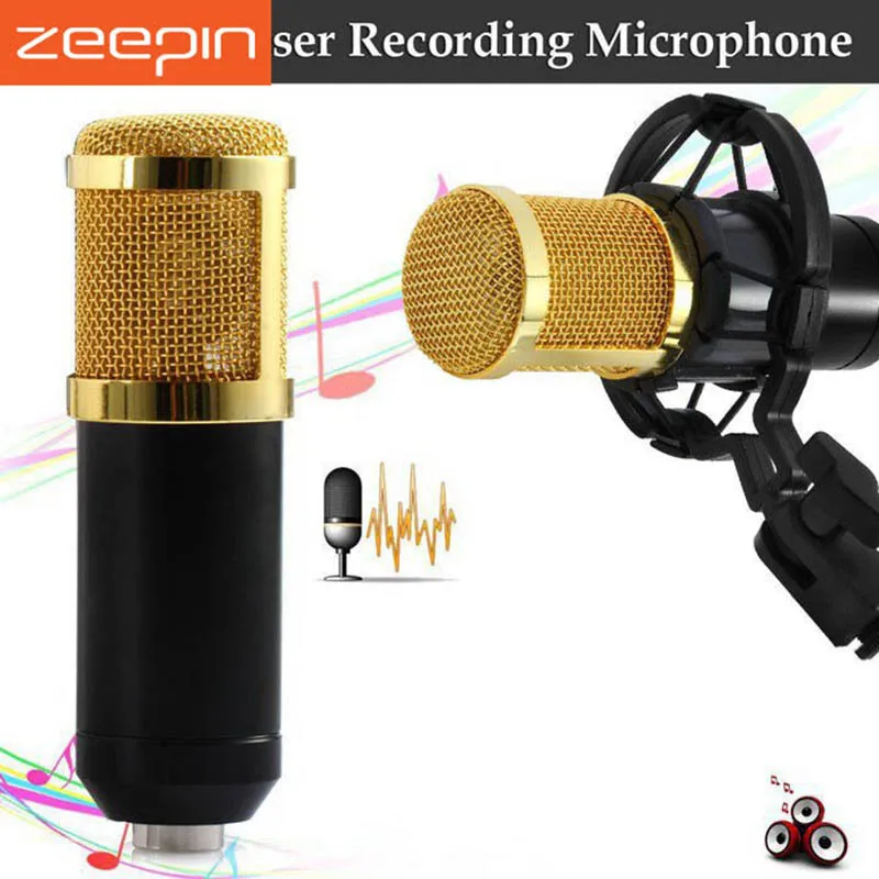 Zeepin BM 800 Запись микрофон конденсаторный комплект звук студия подвес для пения KTV