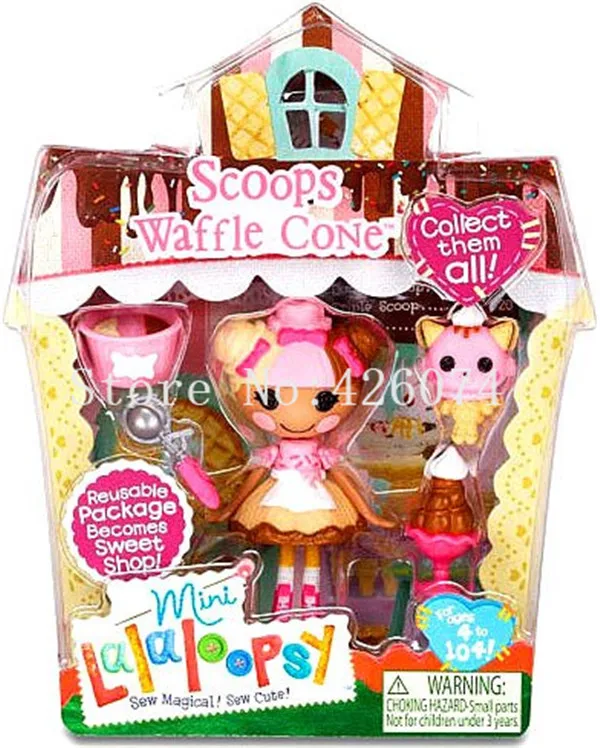 Модные Мини Lalaloopsy фигурки Куклы для девочек детские игрушки украшения детские рождественские подарки