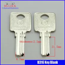 Embryo ключ оптом 29 мм Длинный wanjia дверной ключ пустой ключ корпус ключа для вертикальный ключ Режущий Станок B316