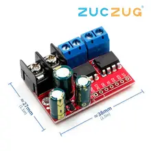 5A двойной двигатель постоянного тока Привод модуль дистанционного Управление Напряжение 3 V-14 V обратный PWM Скорость регулирования двойной H Мост супер L298N 5AD