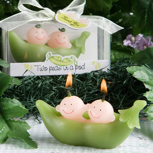 Children Baby Party Candle Decoration Creative Birthday Candle Gemini Smokeless Pea Small
