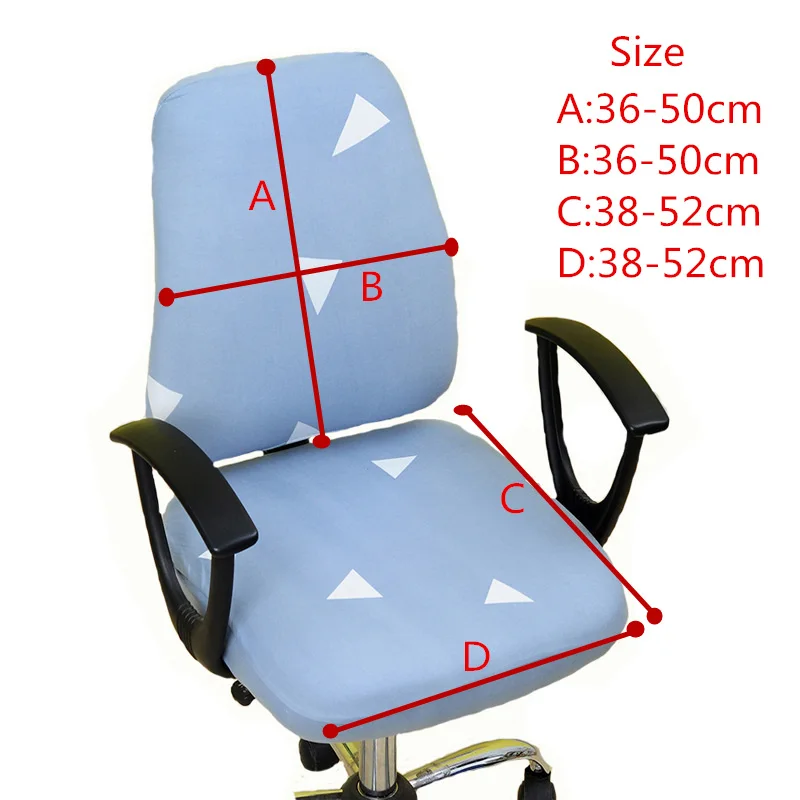2 шт./компл. декоративная крышка для офисного стула в скандинавском стиле чехлы для стульев стрейч задняя крышка чехол для стула Свадебный ресторанный чехол