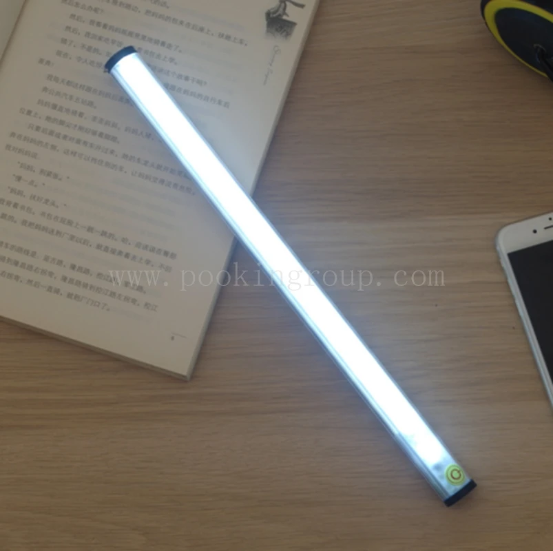 

NEW LED Touch Sensor Kitchen Cabinet Light Lamp DC 5V 15LED Wardrobe Closet Showcase Bookshelf White USB Charging Lamp