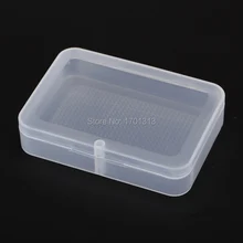 2pcs Transparent plastic cards container PP storage case packing material