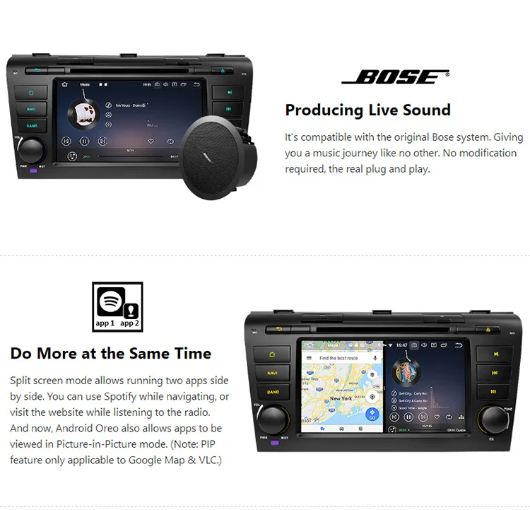 Clearance 7" Android 8.0 Oreo OS Car DVD Multimedia Navigation GPS Radio for Mazda 3 2004-2009 with PIP Multi-Tasking Function Support 3 Clearance 7" Android 8.0 Oreo OS Car DVD Multimedia Navigation GPS Radio for Mazda 3 2004-2009 with PIP Multi-Tasking Function Support 3