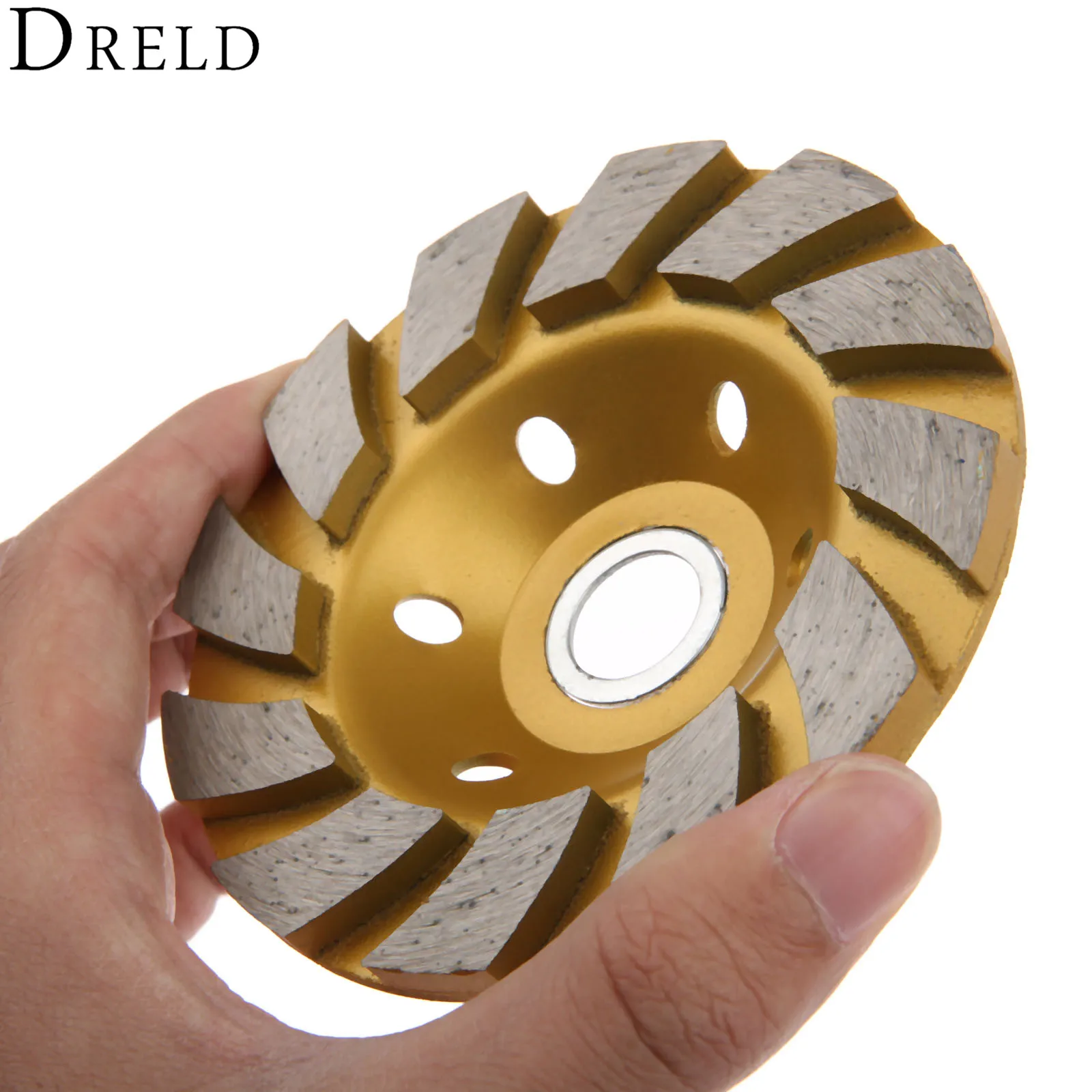 DRELD 100mm 4" Diamond Segment Grinding Wheel Disc Saw Blade for