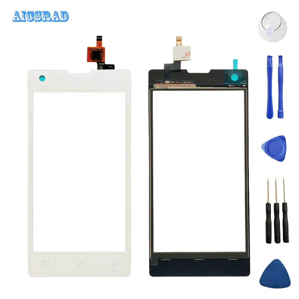 

Touch Screen Panel Sensor For Tele2 Midi Touch Digitizer Mobile Phone Front Glass Lens Replacement Parts and LCD tele 2 +tools