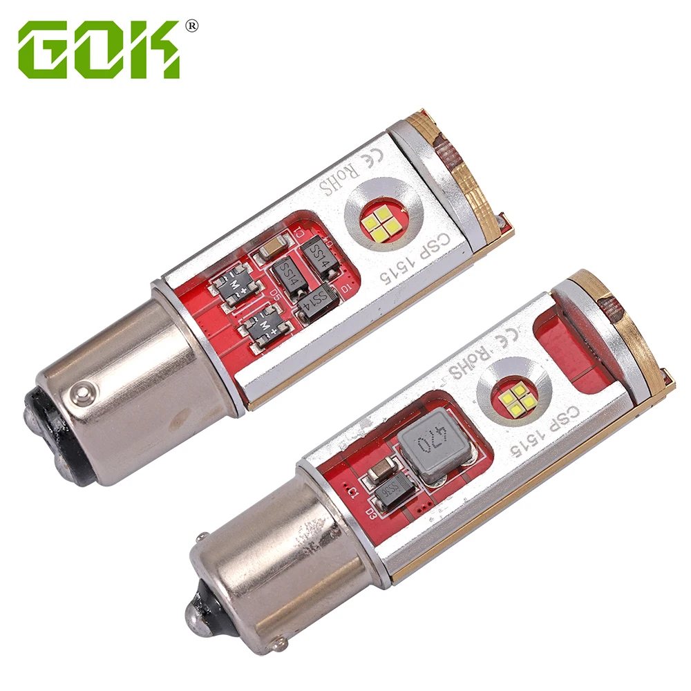 

2pcs Car Signal led 1156 1157 bay15d BA15s P21W Led 12 led csp chip Turn Brake Light Tail Lamp LED Auto Rear Reverse Bulb r5w