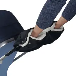 Зимние Детские коляски Перчатки пушистые теплые коляска клатч Обложка коляска аксессуары стильный водонепроницаемый детские коляски