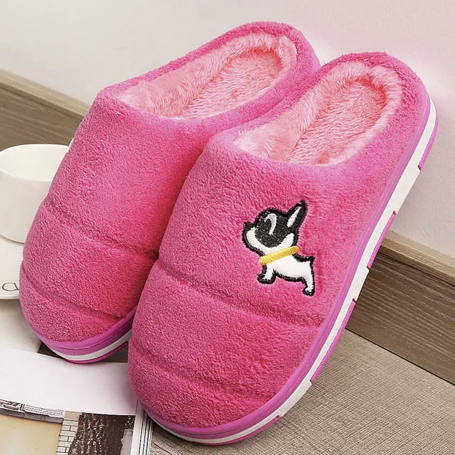 High Quality Women Men Spa Slipper Comfort Velvet With Soft Fleece Outside Stitching Tpr Sole Memory Foam Slipper (5)