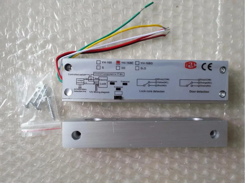 

Time delay door tongue detection surface mounting 12VDC fail safe Electric Door Drop Bolt Lock Access Control Intercom System