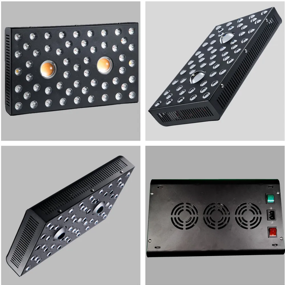 Qkwin MUSA COB led grow light 600 Вт светодиоды "Bridgelux" COB 108 ВТ истинная мощность добавить двойной чип-светодиоды двойные линзы для высокого номинального