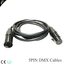 4 шт./лот XLR кабель 5 Pin DMX пара подключения сигнала электрические кабели 2m3m5m для луча движущаяся головка светильник Par кабель передачи DMX