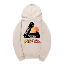 Hohe Qualität 2017 Herren Palace Skateboards Hoodie Männlichen 100% Baumwolle Dreieck Schweiß Palace Sweatshirt Palace Hoodies