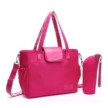 Z108 paquete de la momia de múltiples funciones de la mamá bolsa bolso de la momia del totalizador del hombro Messenger bolsas de productos para bebés bebé bolsas de pañales