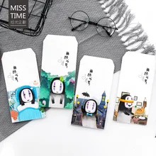 9 шт./компл. 3 конверты+ 6 писчая бумага Новинка с рисунком Безликий из серии конверт для Подарочные канцелярские товары школьные принадлежности