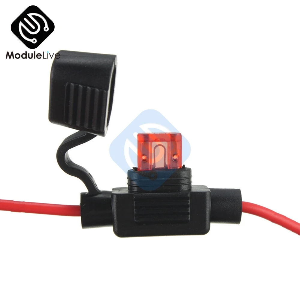 5 шт. водонепроницаемые держатели предохранителей на 10 А|in line fuse holder|in fuseblade blade |