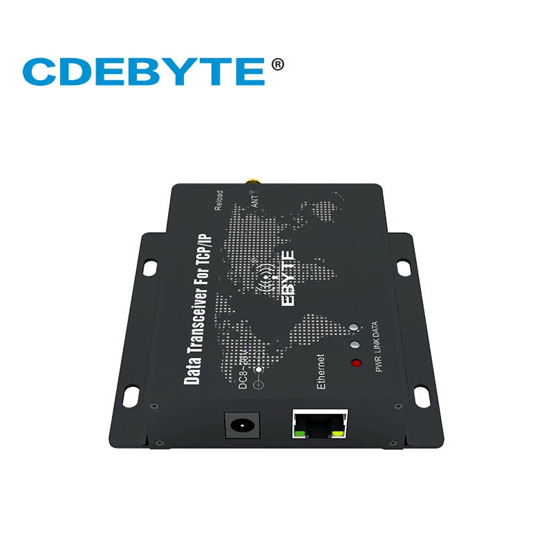 E90-DTU(900SL22-ETH) RJ45 Ethernet LoRa SX1262 22dBm 915 МГц порты TCP, UDP последовательный порт беспроводной трансивер модем