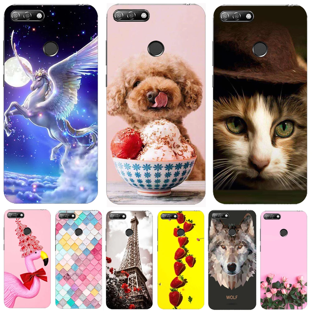 

Case Huawei Honor 7A Pro Y6 Prime 2018 P Smart 2019 Huawei P10 P20 Lite Y5 II Honor 5A 10 9 Lite Case Cover Silicone 3D Fundas