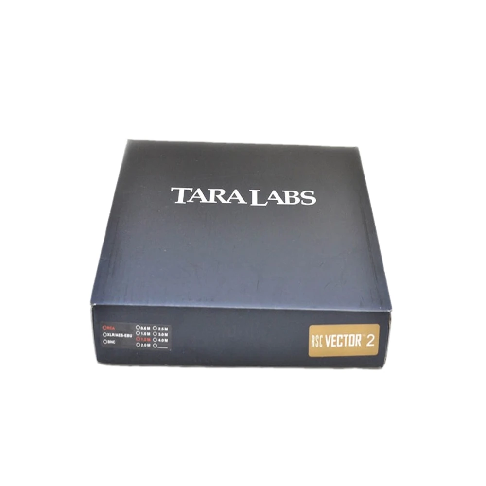  Pair Taralabs RSC Vector-2 RCA Audio 8N silver Interconnect Cable gold rca plug original box Hifi V
