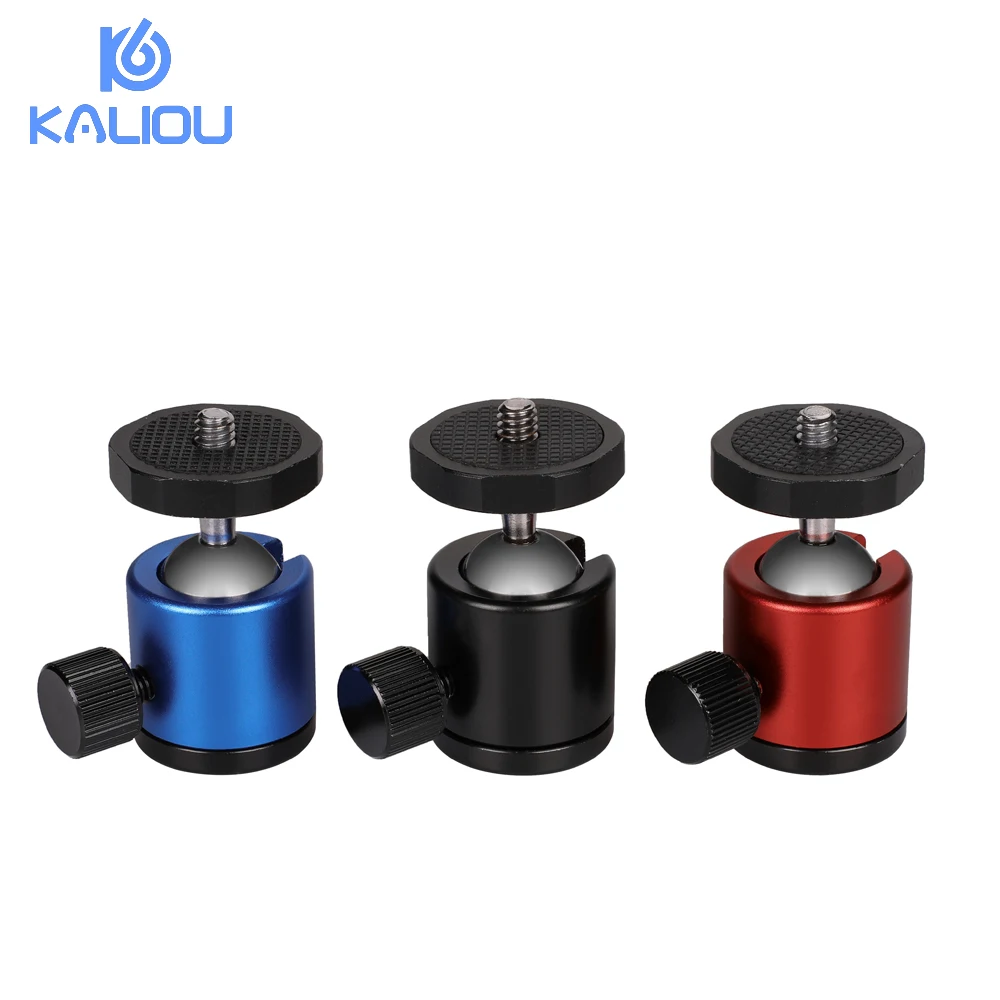 Kaliou 1/4 &quotвинт с вращающейся на 360 шаровой головкой Крепление для штатива адаптер