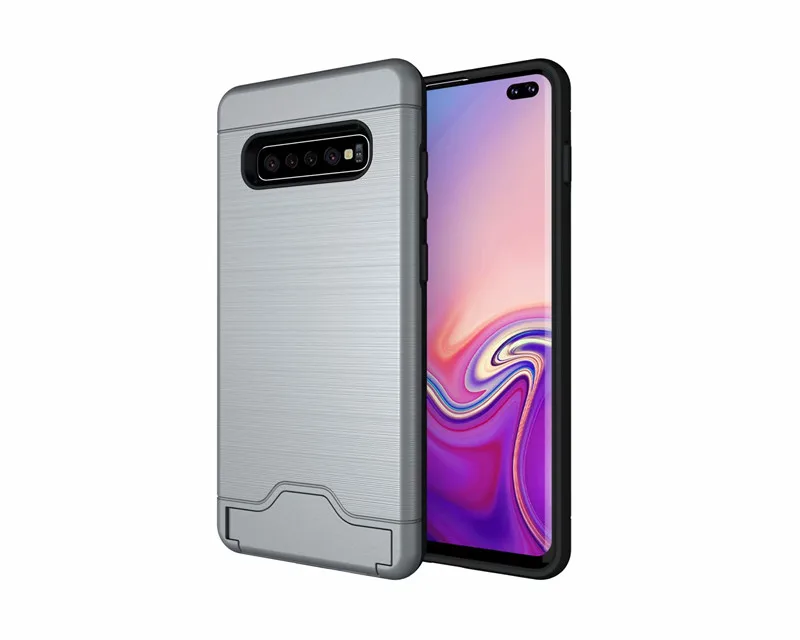 Чехол для samsung Galaxy S10 S9 S8 Note 10 Plus S7 edge, ударопрочный чехол из ТПУ, прочный Чехол-броня для A3 A5 A7 A8, Чехол для карт