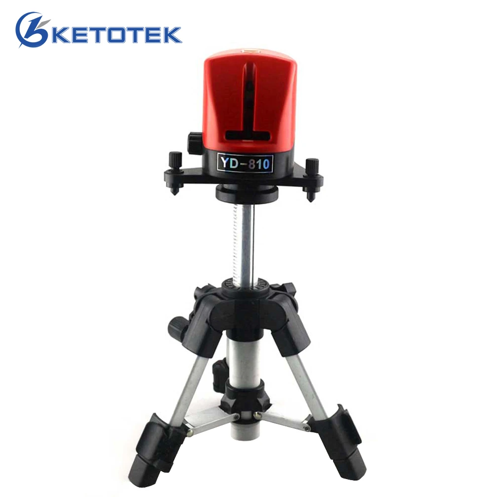 

A8810 YD-810 Laser Level 360 Self-leveling 2 Line Cross Red Line Laser Level with AT280 Tripod Measuring Tools