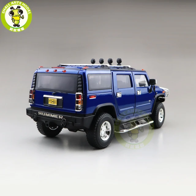 1/18 ハマーH2 Hummer H2 黒 4ドア ダイキャスト製ミニカー