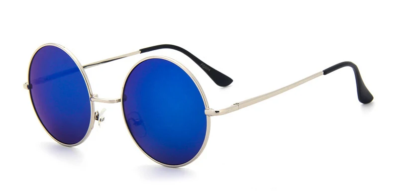 Freyers, новинка, фирменный дизайн, классические круглые солнцезащитные очки для мужчин, маленькие, Ретро стиль, Джон Леннон, очки для женщин, для вождения, металлические очки 129