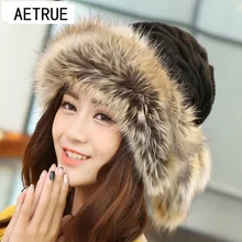 Зимняя шапка, женские шарфы, шапочки, меховая шапка, теплая, плюс шапки для женщин, мешковатая вязаная шапка с мехом, женская зимняя шапка, шерстяная шапка