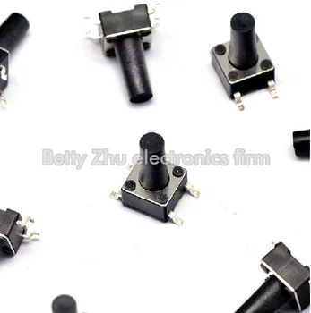 

1000PCS/LOT 6 * 6 * 11MM 4-pin SMD Tact Switch Micro / button switch