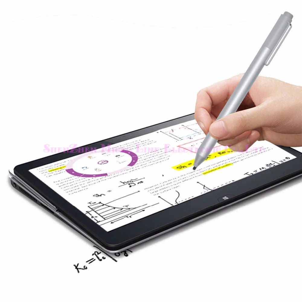 Стилус для microsoft Surface Pro 3 Pro 4 Silver Blutooth емкостной шариковой