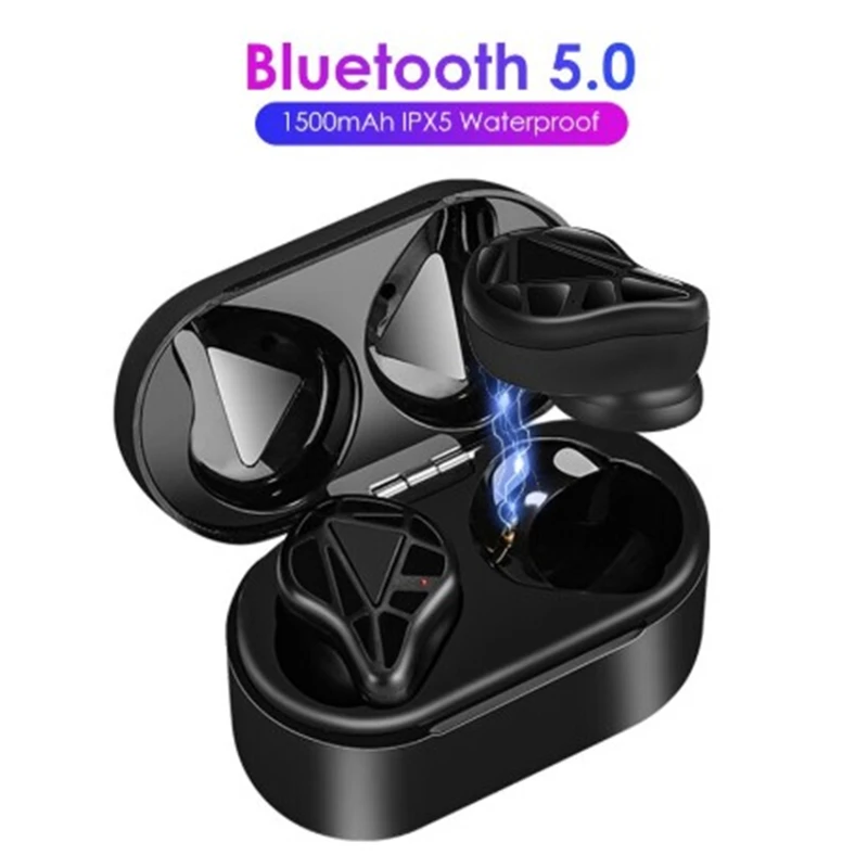 Модные IPX5 TWS с сенсорным управлением стерео наушники Bluetooth 5 0 беспроводные