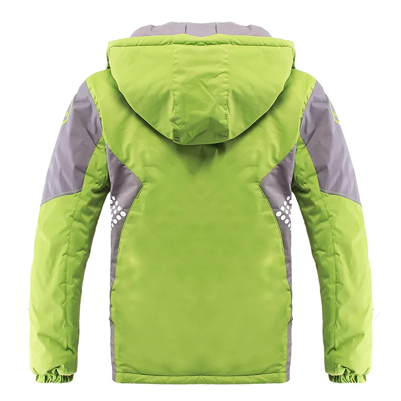 Зимнее плотное теплое Детское пальто детская одежда двухслойные ветрозащитные