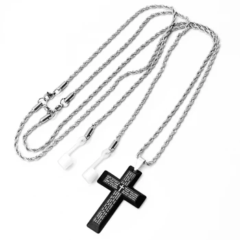 

Anti Lost Strap Cool Cross Necklace Strap String Rope Cord Bluetooth Earphone Accessories For Airpods i10 i12 i30 i60 i7 i20 i60