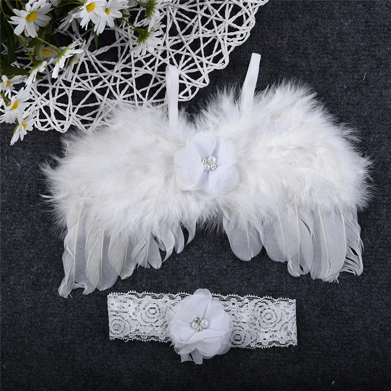 

Baby Newborn Photography Props Accessories Crochet Knit Costume Beaded Cap Hair Band Baby Hat Photo Props Outfits Fotografia