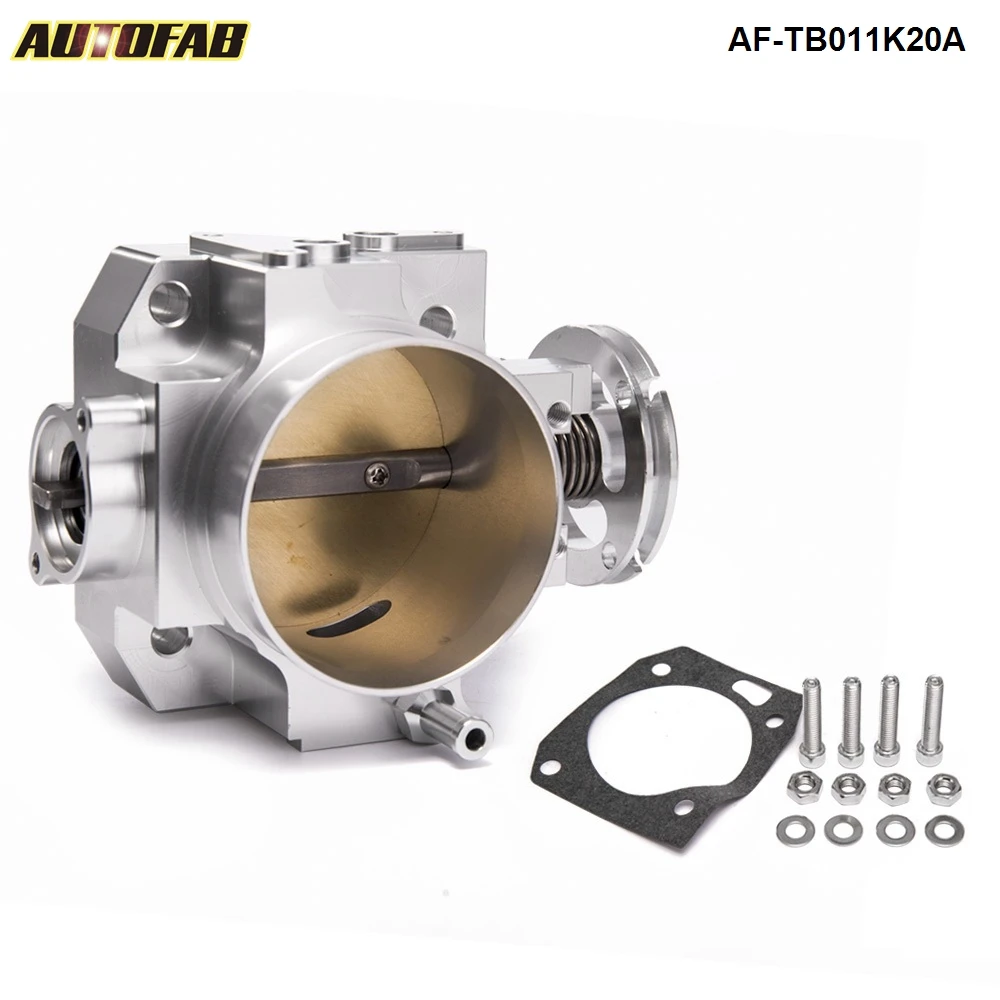High Flow Aluminum Silver Intake Manifold 70mm Throttle Body Performance Billet For Honda K20A AF-TB011K20A