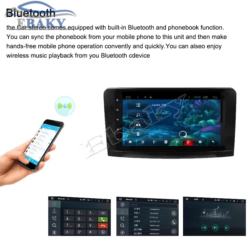 NaviTopia 9 дюймов 8 core ram 2G rom 32G Android 8,1 Автомобильный gps радио плеер для Benz ML GL W164 2005 2006 2007 2008 2009 2010-2012