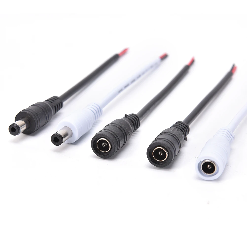 

DC male and female head plug line 12v DC Power Connector Adapter lock buckle Power supply wiring connector line 5.5x2.1