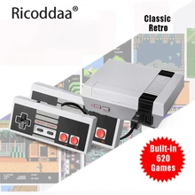 Мини ТВ игровая консоль 8 бит Ретро видео игровая консоль встроенные 620 игры Ручной игровой плеер лучший подарок для детей