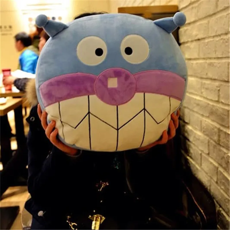 1pc lovely Anpanman bacterial boy plush pillow car seat headrest neck protection pillow boy girl christmas
