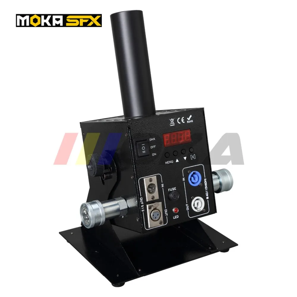 

Christmas decoration Co2 Fog Machine DMX-512 Electric Control Stage Effect 12 LED Co2 Jet Smoke Machine Cryo DJ CO2 Jet Machine