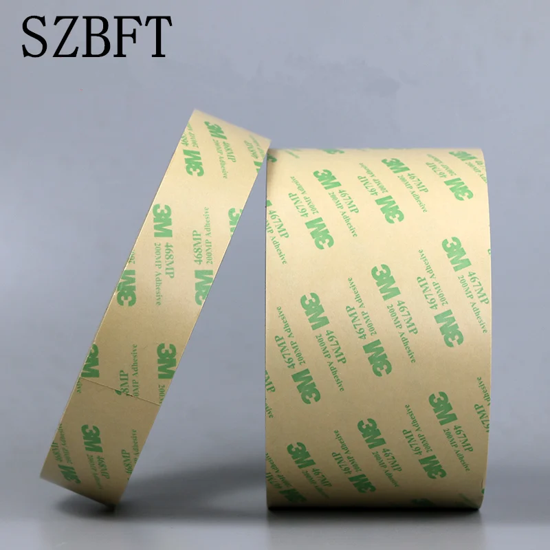 SZBFT 3 м 467mp 10 мм * 55 ультратонкая 467MP 200MP Клейкая Двусторонняя клейкая лента высокая